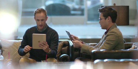 Scene 1 - Apple iPad v/s Samsung PRO tablet